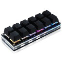 BTXETUEL12キーメカニカルゲーミングキーボード片手キーパッドUSB-C有線OSUキーパッドプログラム可能ホットスワップ可能キーボード(2)