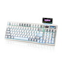 YUNZIIIF9996%レイアウトワイヤレスゲーミングキーボードメカニカルBLUETOOTH/2.4G/有線LCDスクリーンQMK/VIAプログラマブルガスケット搭載ホットスワップRGBMAC/WIN対応技適認証取得(2)