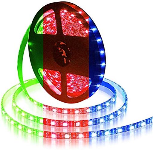 ALITOVE LEDテープライト RGB LEDテープ 5m 300連 SMD5050 RGB 12V 防水高輝度 間接照明 両面テープ 切断可能 取付簡単 イルミネーション ledライト 店舗 看板 ゲーム室 ホーム 装飾 テープライト