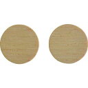 TRUSCO(トラスコ)ねじ穴用シール14MM木目ヒッコリー12個入NC14-MHx10SHT【ケース販売】