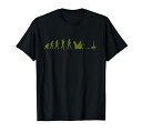 人類の進化ゲーマーコンピュータゲームデジタルワールドゲーマーズクラブジョイスティックワンキーボード戦士Tシャツ
