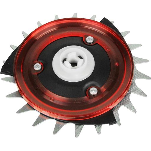 用途:電動草刈り機替刃 適合機種:セフティー3 電動草刈機 SGC-150SR 仕様:上刃・下刃セット 入数:1セット 注意:交換は本体付属の六角レンチ(呼び径4)を使用