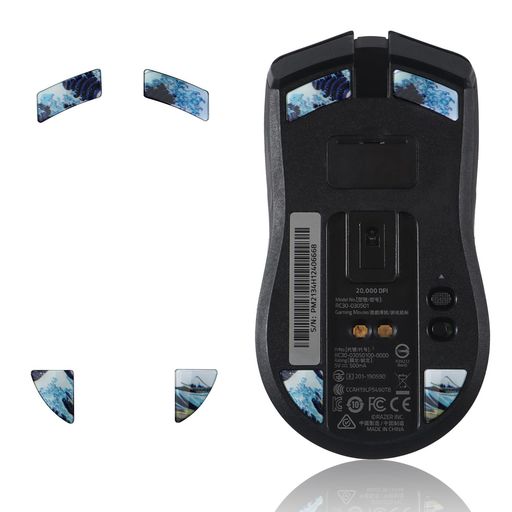 IMMOENUCマウスソールFORVIPERULTIMATEマウスフィートマウスのガラスフットパッド2.5D円形デザイン薄型耐久性低摩擦ゲーミングマウスアクセサリー IMMOENUCマウスソールFORVIPERULTIMATEマウスフィートマウスのガラスフットパッド2.5D円形デザイン薄型耐久性低摩擦ゲーミングマウスアクセサリー