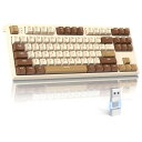 ZIYOULANGM88コンパクトワイヤレスメカニカルキーボードBLUETOOTHデュアルモード2.4GHZTYPE-C/USB-A変換アダプタ付属87キー80%レイアウトホットスワップ対応ガスケット構造赤軸(2)