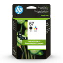 HP67インクカートリッジブラック&3色2個3YP29AN(2)