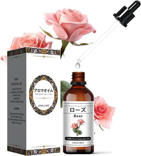 【ローズ・フローラル系】香り立ちが華やかで、エレガントな気高いローズの花の濃厚な香り。 【天然素材純度100%】とりどりの香りは、世界各国の土壌で大切に育てられた植物たちから抽出され、精油のプロである調香師が厳選した。植物を利用した美容や健康を増進する自然の施術法です。それに欠かせないエッセンシャルオイル(精油)は植物の花や葉、果実、樹皮根、種子、樹脂など天然の素材から抽出した揮発性の芳香です。 【基本情報】水蒸気蒸留法でバラの花から抽出した天然の素材です。バラ特有の優雅で個性的、温もりを感じさせる甘美な香りです。幸福感をもたらす香りです。心身の緊張をほぐし、リラックスしたい時に役立ちます。 【多用途】キャリアオイルに数滴加え、優しくマッサージをするとリラックス効果があります。アロマディフューザー、掃除、お風呂、ハンカチ、洗濯、名刺、ヨガ、加湿器など、様々なシーンに広く使用できます。ご家族、友人、誕生日/バレンタインデー/恋人への記念日/クリスマスギフトとしては最適です。