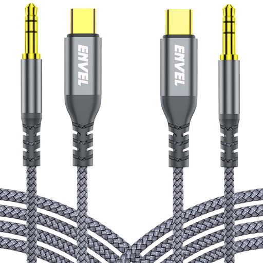 2本セット USB C to AUX ケーブル: ENVELの約1.2m Type C to 3.5mmオーディオケーブルは、Type C搭載デバイスをカーオーディオ、ホームオーディオ、スピーカー、ヘッドフォン、または標準AUX入力ポートを備えたあらゆるデバイスに簡単に接続し、音楽を自由にお楽しみいただけます。