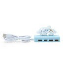 サンリオ(SANRIO)サンリオスリムUSBハブシナモロールシナモンCINNAMOROLL6x9.5x3CMキャラクター327298SANRIO(2)