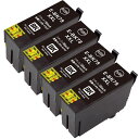 【Inkshop】エプソン用ICBK78ICBK772パックブラック増量互換インクカートリッジ残量表示付き対応機種PX-M650FPX-M650APX-M65C9(2)