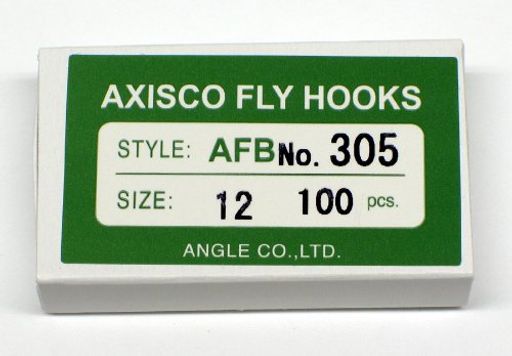アキスコ(AXISCO)フライフック100本入りAFB305-#12釣り針