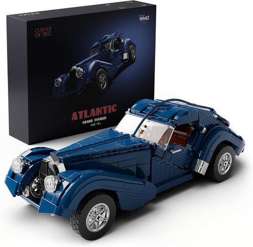Blocks - Nifelizアトランティック車ブロック1/14スケール大人向けブロックセット組み立てモデル乗り物おもちゃオフィス/自宅インテリア向け|車ファンへのギフト誕生日プレゼント(1127ピース、NF10320)
