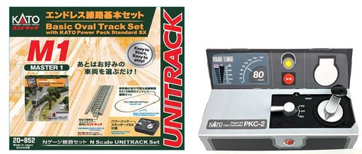 KATOはじめようNゲージエンドレス線路基本セットマスター1「KATO運転遊びキット(ペーパークラフト)」同..