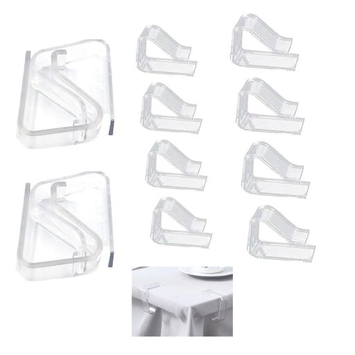 テーブルクロス止め8個セット固定用テーブルクロスクリップクリアータイプ透明滑り止め結婚式卒業2~3.5cm対応デスクボード3.5~5.5cm対応デスクボード