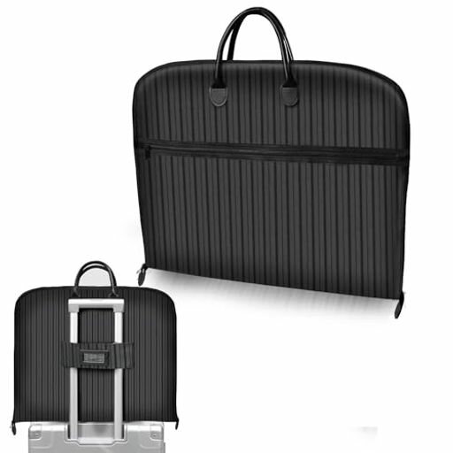Gmaskingガーメントケーススーツ用収納ケース大容量ガーメントバッグ出張旅行ビジネス冠婚葬祭防水防塵軽量型崩れ防止手提げ男女兼用ブラック100x60CM