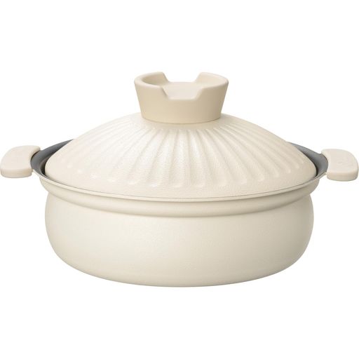 Earthen Pots - 和平フレイズ(Waheifreiz)軽くて割れない土鍋風卓上鍋20cmふっ素樹脂加工PFOAフリー焼付塗装IH・ガスみのり丈膳RB-2851