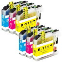 brother互換インクカートリッジブラザーLC1116本セットLC111CLC111MLC111Y各2個互換LC111-4PKインクカートリッジプリンターインク大容量タイプ残量表示可能icチップ付大阪インク(2)