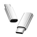 「2個セット」HEXTEKライトニング変換右向き矢印USB-Cアダプタライトニング(メス)からUSBタイプC変換アダプタ充電可能IPHONE1615シリーズGALAXYS23NOTE10XPERIAONEPIXEL(2)