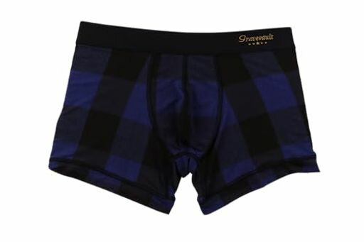 [グレイブボールト]ボクサーブリーフBuffalocheckShortBOXERメンズブルー