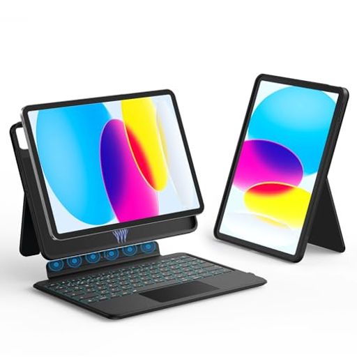 Bettdow スマート接続 iPad キーボード付きケース iPad A16 第11/10世代 単独充電不要 日本語配列 磁気吸着分離 横/縦置き