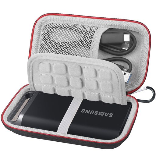 【互換性】サムスンT5EVOポータブルSSD2TB/4TB/8TBUSB3.2Gen1外付けSSD用アダプター(モデル:MU-PH2T0S|AMMU-PH4T0S|AMMU-PH8T0S|AM)。内部寸法:3.93x1.85x1.05インチ...