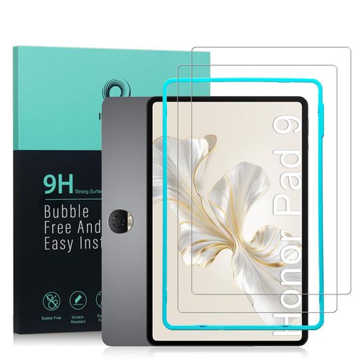 ACER - Ibywind対応HonorPad9ガラスフィルム2枚保護フィルムガイド枠付きすり傷防止耐衝撃硬度9H強化ガラスフィルム【滑らかな手触り】【気泡ゼロ】【指紋認証対応超簡単貼り付け】
