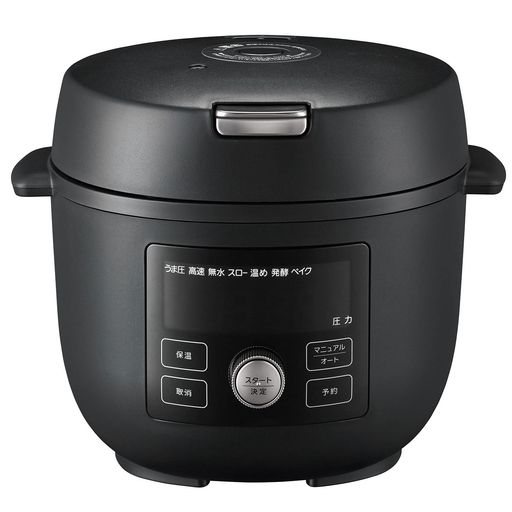 タイガー 電気圧力鍋 COOKPOT COK-A220KM マッドブラック