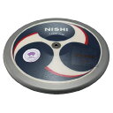 NISHI(ニシ・スポーツ)陸上競技円盤スーパーハイモーメントカーボンII女子用1.000kg3823B059