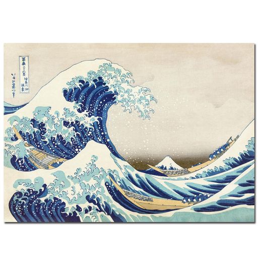 Lanzeyoダイヤモンドアートキット富岳三十六景神奈川沖浪裏30x40cm5D全面貼り付け浮世絵和風ダイアモンドビーズ絵画初心者大人向けDIY手芸キットインテリア