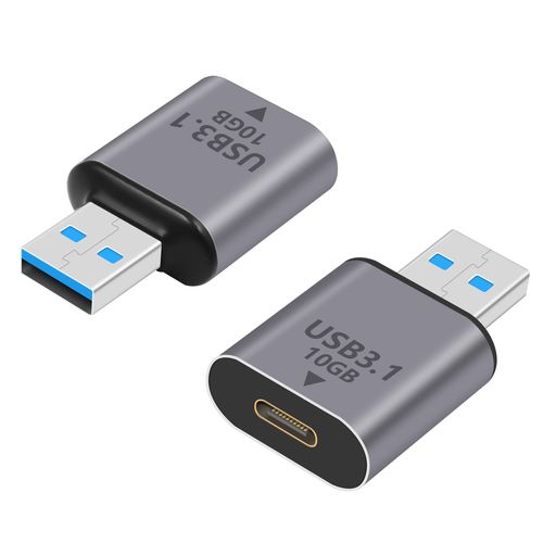 【USB C to USB A 変換アダプタ】USB3.1 Gen 2テクノロジーを採用し。 このusbc usba 変換コネクタは最大10Gbpsのデータ伝送をサポートします。ファイル、映画、その他のデータを数秒で転送できます。コンピュータのUSB AメスポートがUSB3.1 Gen2の場合、10Gbpsに達する可能性があります。 【USB タイプC 変換アダプタ】USB-C USB-A 変換アダプタは最大60W 20V/3Aの電流を提供します、 お使いのデバイスの充電速度を高速化します。 【USB Type C 変換アダプタ】これはUSB C変換アダプタ CからA です。 USB Aオス to USBCメスアダプターはデータ同期(OTG)および充電をサポート。最大10Gbpsの同期レートをサポートするこのUSB 3.1 Gen2 タイプCアダプターは、PCとスマートフォンまたはタブレット間の高速データ転送を保証します。 【USB-C USB-A 変換アダプタ 】このUSBC USB A変換コネクタは、Type-Cポートを備えたラップトップ/タブレット/スマートフォンと互換性があります。