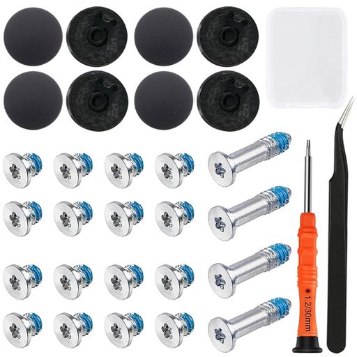 ZHUROUPU31個底ベースゴムケース足とネジセット交換互換性のforMacbookAirA1370A1369A1465A146611”13”(forMacbookAir)-P5ドライバー