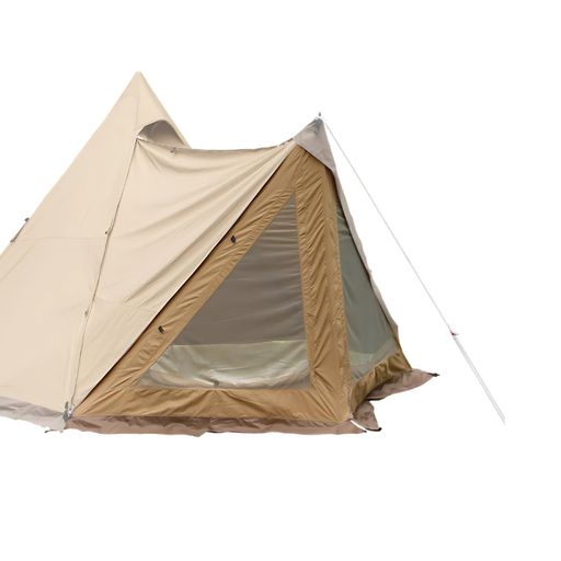 テンマクデザインサーカスTCDX専用窓付きフロントフラップサンドカラー(オプション品)TENT-MARKDESINGN2人ワンポールテントオプションスカート付きソロデュオキャンプロープペグ収納ケース…