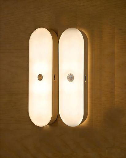 Other - 2個セット人感センサーライト室内足元灯停電時自動点灯ライト省エネナイトライト玄関階段廊下トイレ洗面所簡単設置配線不要自動点灯・消灯常夜灯明暗光センサーマグネット付き地震…