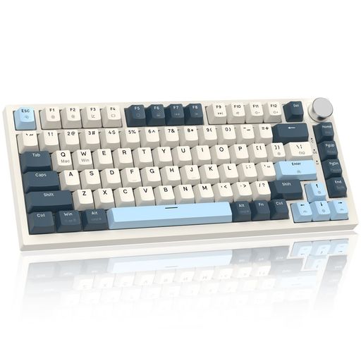 MAMBASNAKExATTACK SHARK K85 ラピッドトリガー 搭載 有線 75% RGBPBT カラー マッチング ゲーム メカニカル キーボード ー 磁気メカニカルゲーミングキーボードゲーミングキーボード ストローク調…