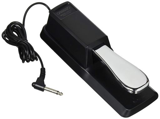 汎用の電子キーボード用サスティンペダル オン/オフの極性が切り替え可能 手軽に、ほとんどのキーボードで使用可能