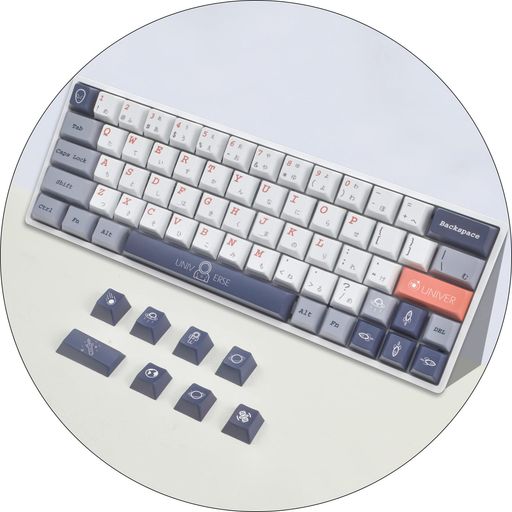 PBTキーキャップチェリープロファイル日本語キーキャップMXスイッチ用メカニカルキーボード&オプティカルキーボード(ユニバース)
