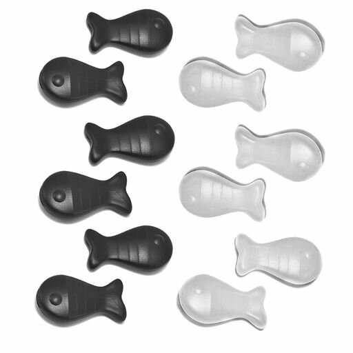 AB Max メガネイヤーグリップ - かわいい魚の形をした眼鏡リング シリコンホルダー...