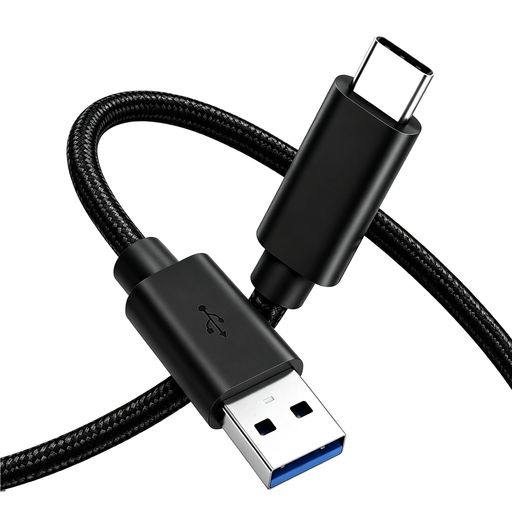 USB Type C ケーブル 0.5m 短い【POTRRCIUSUER】 USB-A to USB-C 10Gbps高速データ転送 USB3.1 Gen2 ケーブル 60W(3A/20V)急速充電 スマートフォン、タブレットのタイプc機種に対応