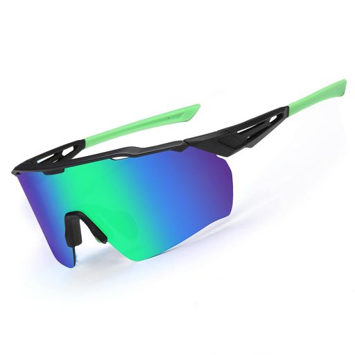 【偏光UV保護レンズ】- このスポーツサングラスは高品質のポリカーボネートレンズを使用しており、反射光や散乱光を排除し、紫外線から目を最大限に保護します。 これらの偏光レンズは、最もリアルでカラフルな世界を表示できます。 【軽量で耐久性のあるフレーム】- このサイクリングサングラスフレームは軽量で耐久性のあるTR90素材で作られており、非常に軽量であるだけでなく、非常に耐久性があり、長持ちします。 長時間のスポーツ活動でも不快感を感じません。 【スポーツ向けに設計】- このスポーツサングラスは幅広のレンズを備えており、より広い視野を提供するだけでなく、防風性も向上し、紫外線、ほこり、風から目を最大限に保護します。レンズの湾曲したデザイン 空気抵抗が少ないので、乗馬、ランニング、野球、登山、レース、ゴルフ、釣りなどのアウトドアアクティビティに最適です。 【製品サイズ】- レンズ幅 69mm | 2.72インチ。 レンズ高さ 58mm|2.28インチ; 鼻幅 19mm | 0.75インチ; テンプル長さ 139mm | 5.47インチ; フレーム幅 146mm|5.75インチ。
