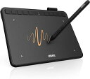 UGEEペンタブレットペンタブS640板タブ6.3x4インチショートカットキー10個8192レベル筆圧絵描き充電不要ペンOTGアダプター付きイラスト入門用超薄型携帯便利
