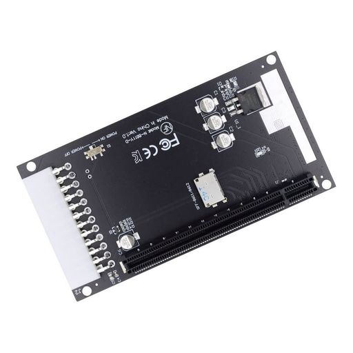 XIWAI OCULINK SFF-8612 SFF-8611 4X - PCIE PCI-EXPRESS 16X アダプター ATX 24ピン 電源ポート付き グラフィックスカードメインボード用