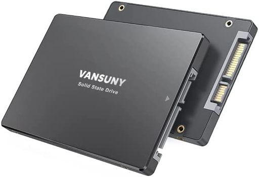 Vansuny 内蔵SSD 256GB SATA III SSD 2.5 インチ内蔵ソリッド ステート ドライブ 高度な 3D NAND フラッシュ 最大 550MB/秒の PC ラップトップ用ハード