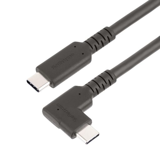 StarTech.com USB-Cケーブル/L型コネクター/高耐久/2m/USB 3.2 Gen 1(5 Gbps)/4K60...