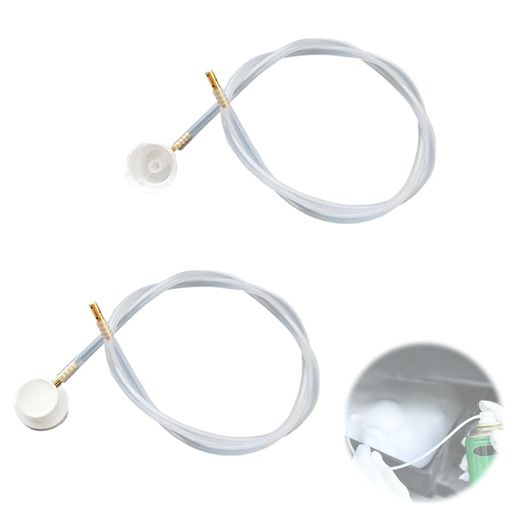 LYHMHAMY360度延長ホース2個セットエアゾール缶延長スプレーホース再利用可能エアロゾルノズルロングノズル多機能長さ60cm