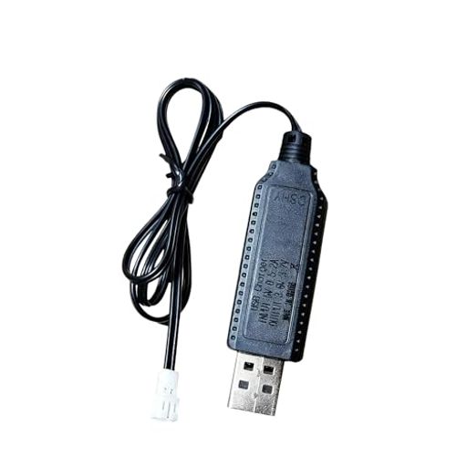 3.7V リチウムイオン電池用 USB充電ケーブル 各種コネクタ対応 500mA 充電インジケーター付き (3.7V PH2.0 正極 緑色LED)