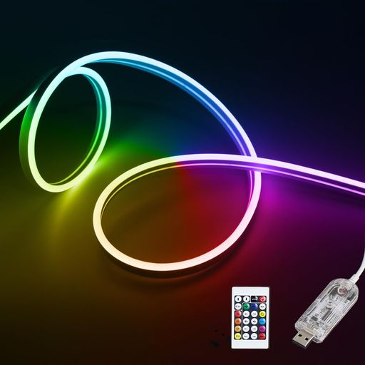 5V-USBLEDơץ饤ȡĴǽ120SMD/MRGBIC-16Ѵɿ塢8mm-15mmϤۤȤ̵ײ˥ȥߥ뤤ξ̥...