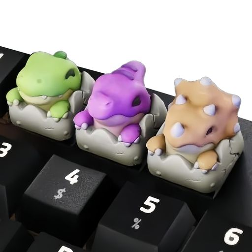 BailanteバイランデキーキャップカスタムゲームキーキャップハンドメイドSwitchメカニカルキーボードのキーキャップパンダ柄かわいいほとんどのキーボードに...