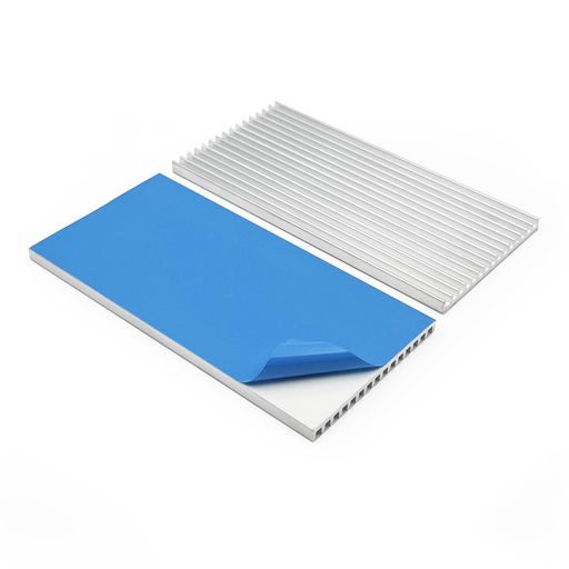 Awxlumvヒートシンクキット100x50x4mm導熱接着シート付き熱暴走対策冷却ラジエーターフィンCPUICチップ..