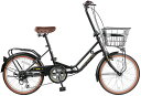 a.n.designworksFBA206HDマットブラック折りたたみ自転車大人用20インチ