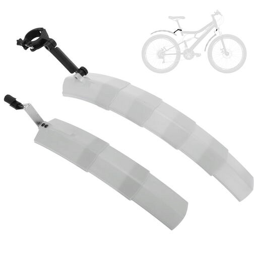 適応:20~26インチ対応/MTB マウンテンバイク、タイプ:LEDライト付き 折り畳み式 しっかりとした防護:泥や水の飛び跳ねを防ぎ、快適な走行をサポートします。 ユニークなデザイン:独自の曲線デザインで、風の抵抗を軽減し、効率的な走行をサポート。 優れた耐久性:厳選した耐摩耗性の素材を使用しており、厳しい条件でも安心してご利用いただけます。 ご注意:前輪にフロントフォーク穴があるかどうかをご確認お願いいたします。フォーク穴がない場合、前輪フェンダーは取り付けられません。