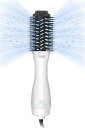 TOSAGEくるくるドライヤーヘアアイロンカールドライヤーヒートブラシマイナスイオン乾かしながらスタイリングチタニウムバレル強い風力ボリュームアップ(パールホワイトS)